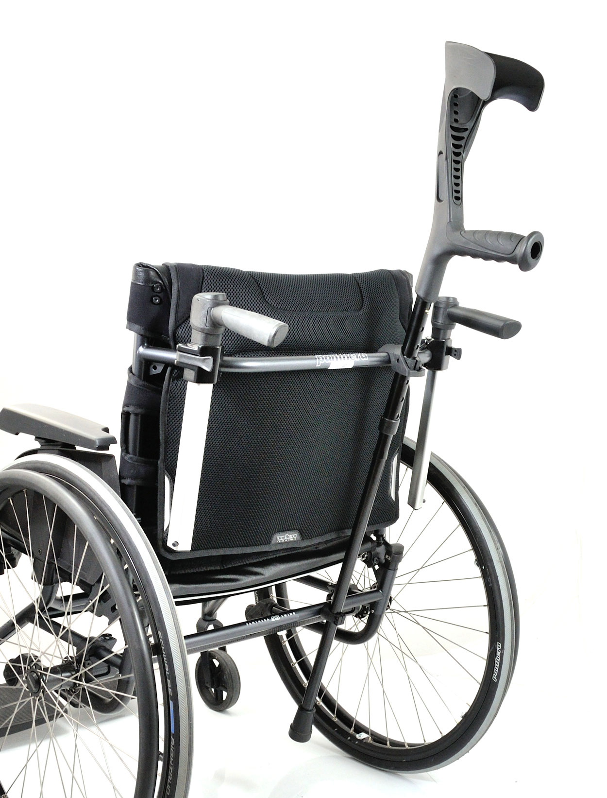 Uchwyt mocowanie na kule S3 do wózka inwalidzkiego